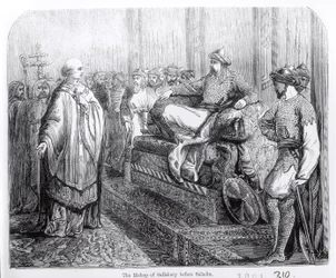 Der Bischof von Salisbury vor Saladin (ca. 1137-93)